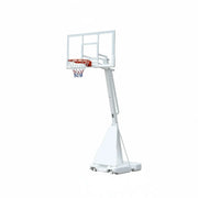 DUNK MASTER M027 Basketball System Portable Basketball Stand Ring Hoop Ironman - White