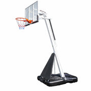 DUNK MASTER M027 Basketball System Portable Basketball Stand Ring Hoop Ironman - White