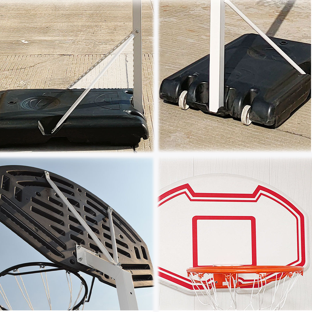 DUNK MASTER M033 Basketball System Portable Basketball Stand Ring Hoop Ironman
