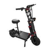 GLIDER 60V Dual Motors 7000W 40Ah Electric Scooter Foldable Double Motors - Black Red