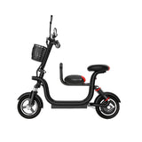 CC1 48V 400W 13Ah Single Motor Foldable Electric Scooter W/ Baby Seat