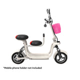 CC1 48V 400W 13Ah Single Motor Foldable Electric Scooter W/ Baby Seat