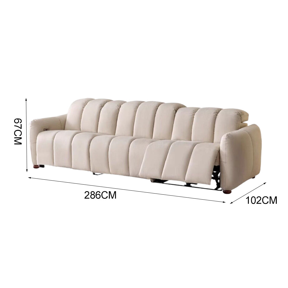 LUXORA FC1011 Pine Wood Frame Sofa - High-Tech Fabric