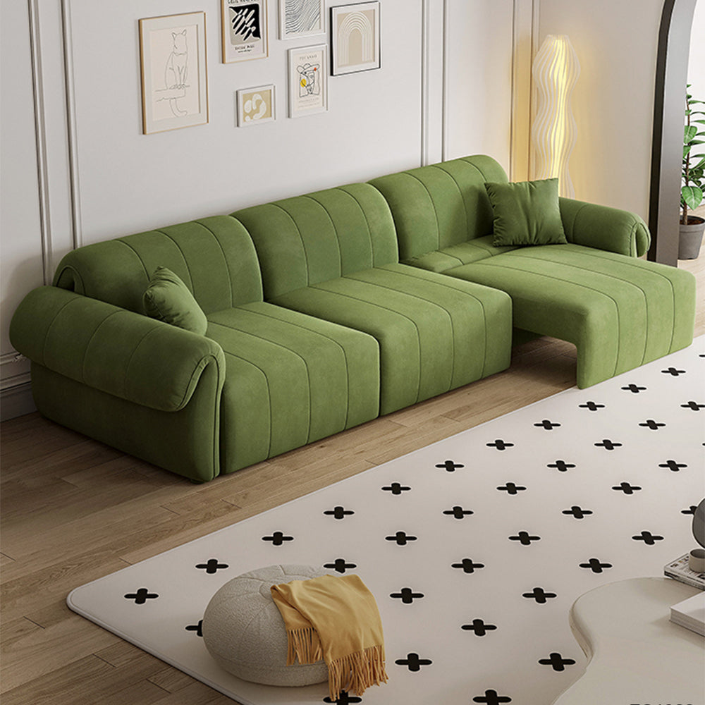 LUXORA FC1023 Pine Wood Frame 3-Seater Sofa