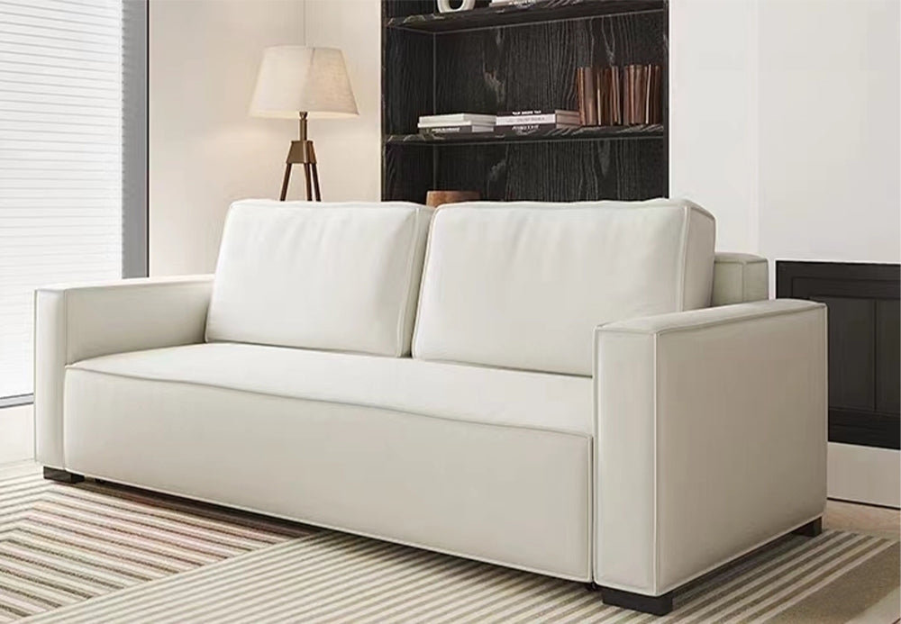 LUXORA FC1042 Plush Cotton Filling Steel Sofa Bed / Sofa