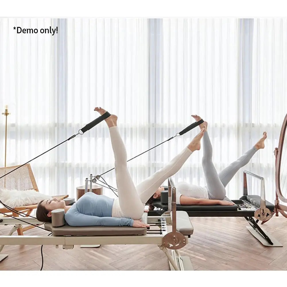 FLEXIO Multi-purpose Foldable Steel Frame Pilates Reformer Pilates Tables - Blue Home Gym