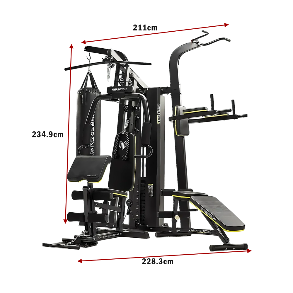 MERIDIAN 705A Multi-Function Exercise Fitness Boxing Punching Bag Pull-Up Equipment Machine Home Gym Smith Machine