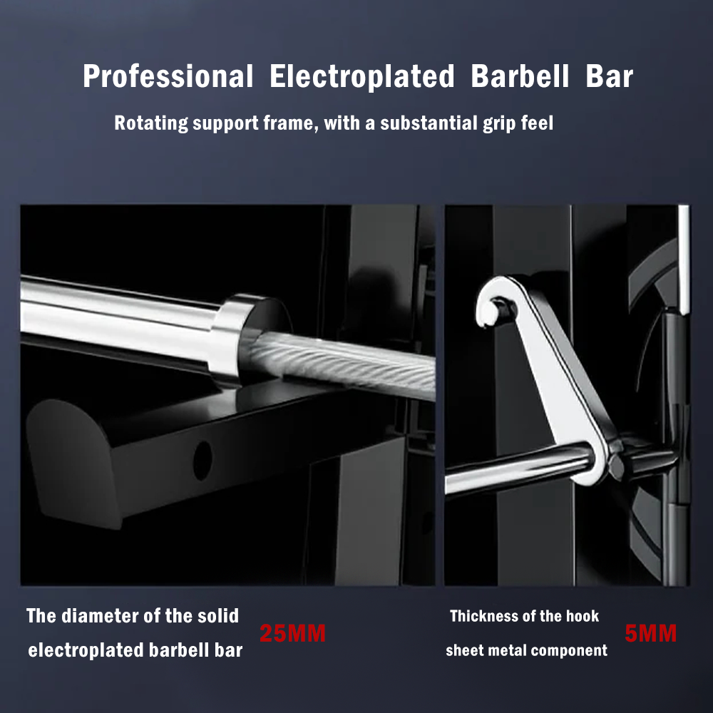 MERIDIAN 007 Multi Function Power Rack Squat Cage Weight Train Equipment  Home Gym Smith Machine