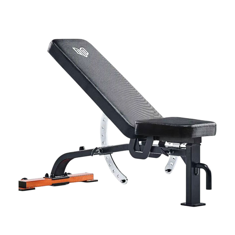 MERIDIAN B5 134.6cm Home Fitness Gear Front Rollers Heavy - Duty Thick Pipes Dumbbell Bench Press Home Gym