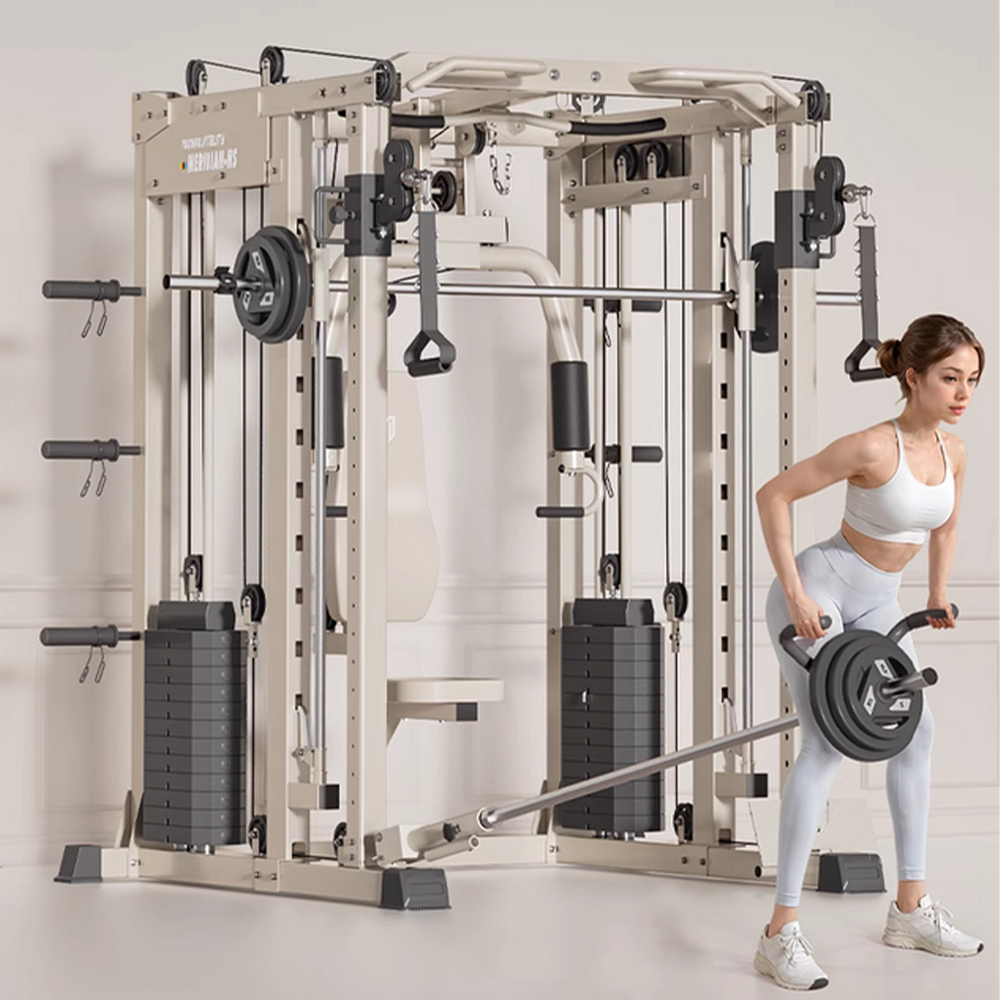 MERIDIAN B6 Multi Function Power Rack Squat Cage Weight Train Equipment Smith Butterfly Machine Home Gym Smith Machine