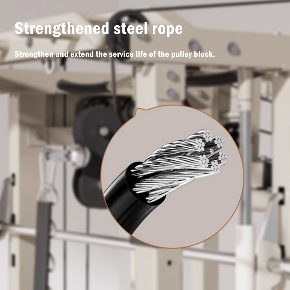 MERIDIAN B6 Multi Function Power Rack Squat Cage Weight Train Equipment Smith Butterfly Machine Home Gym Smith Machine