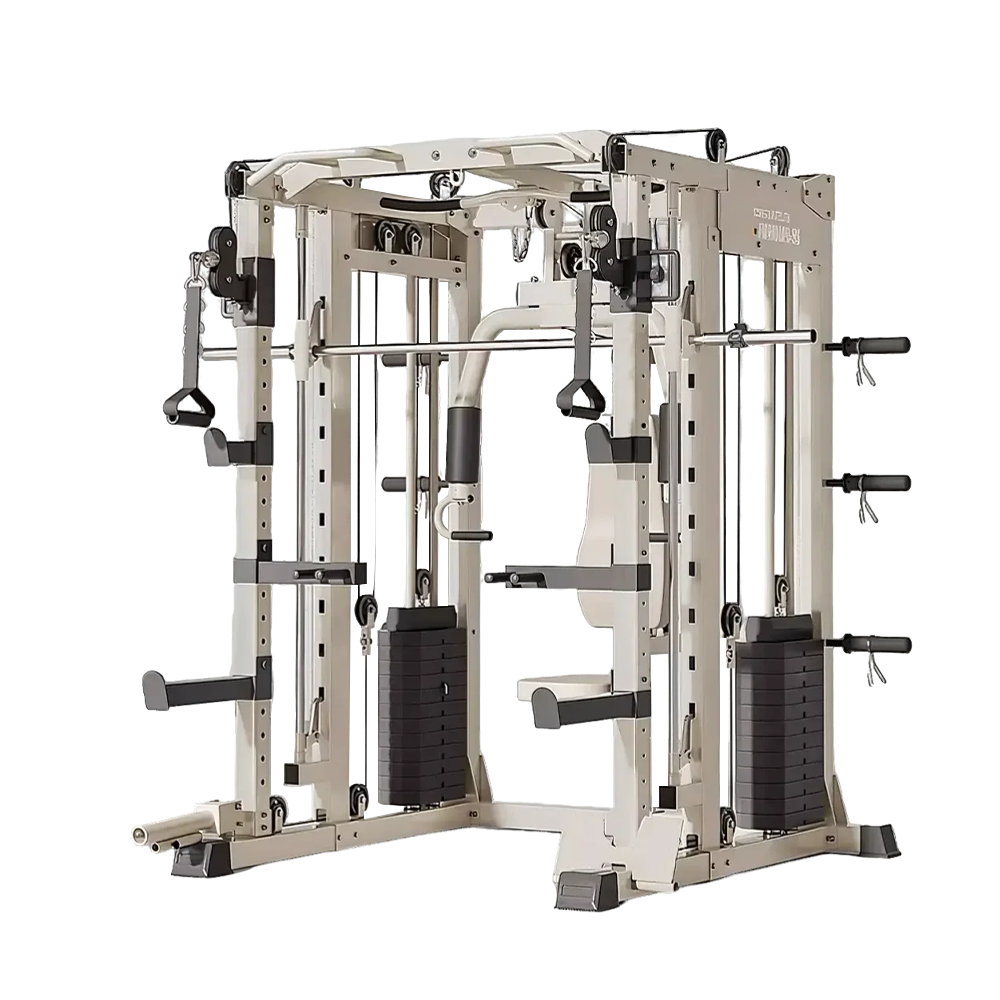 MERIDIAN B6 Multi Function Power Rack Squat Cage Weight Train Equipment Smith Butterfly Machine Home Gym Smith Machine