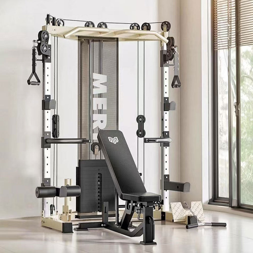 MERIDIAN C3 Steel Stable Structure Multi-Functional Home Power Training Squat Rack  Home Gym Smith Machine
