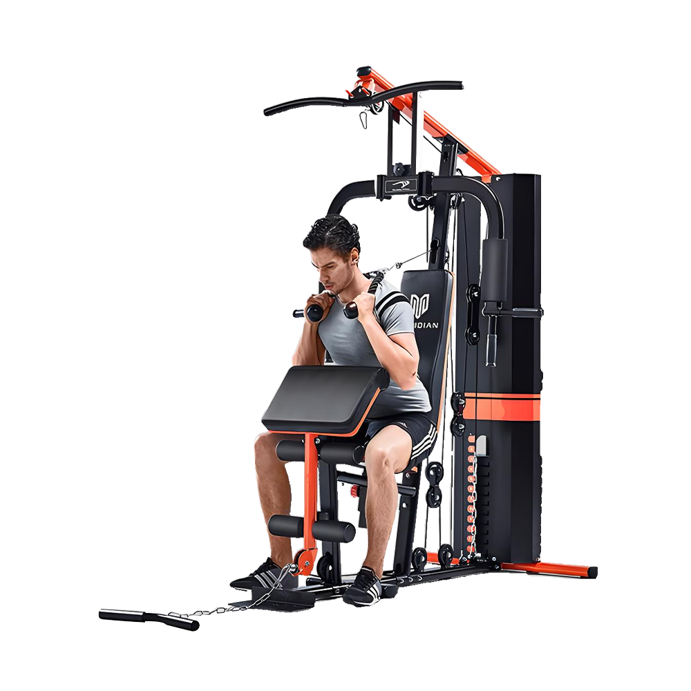 MERIDIAN Multi-Functional Machine Single-Person Standing Comprehensive Training Device Home Gym Smith Machine