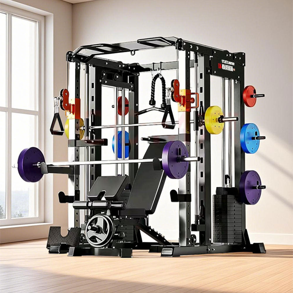 MERIDIAN H3 146 Steel Stable Structure Multi-Functional Home Power Training Squat Rack  Home Gym Smith Machine