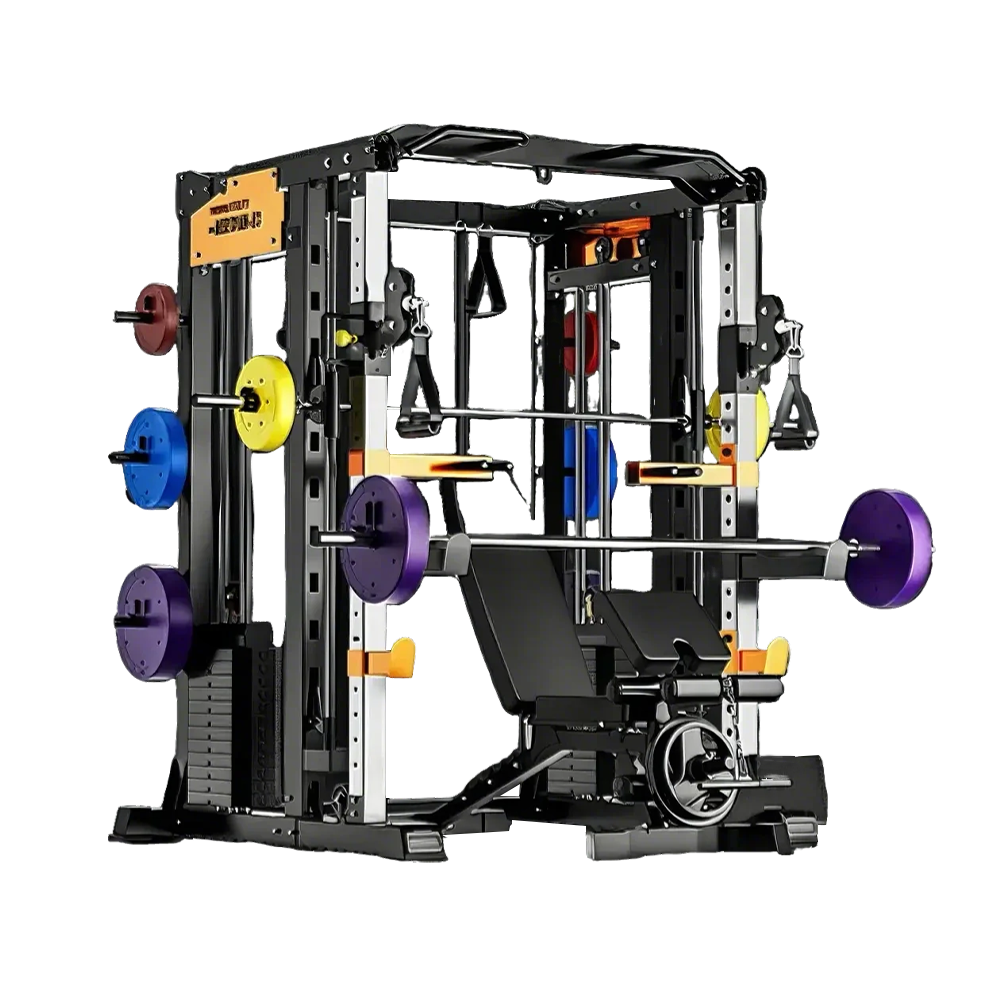 MERIDIAN HS1 Multi Function Power Rack Squat Cage Weight Train Equipment Home Gym Smith Machine