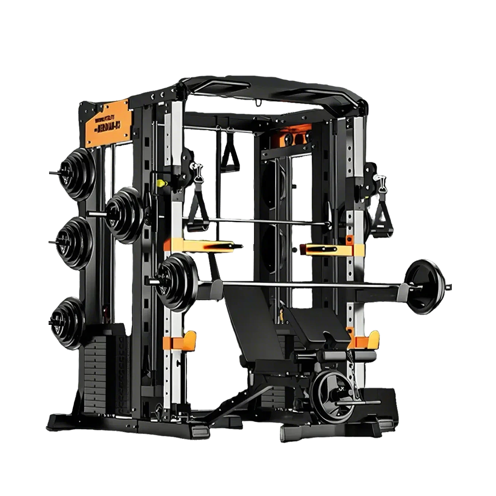 MERIDIAN HS1 Multi Function Power Rack Squat Cage Weight Train Equipment Home Gym Smith Machine