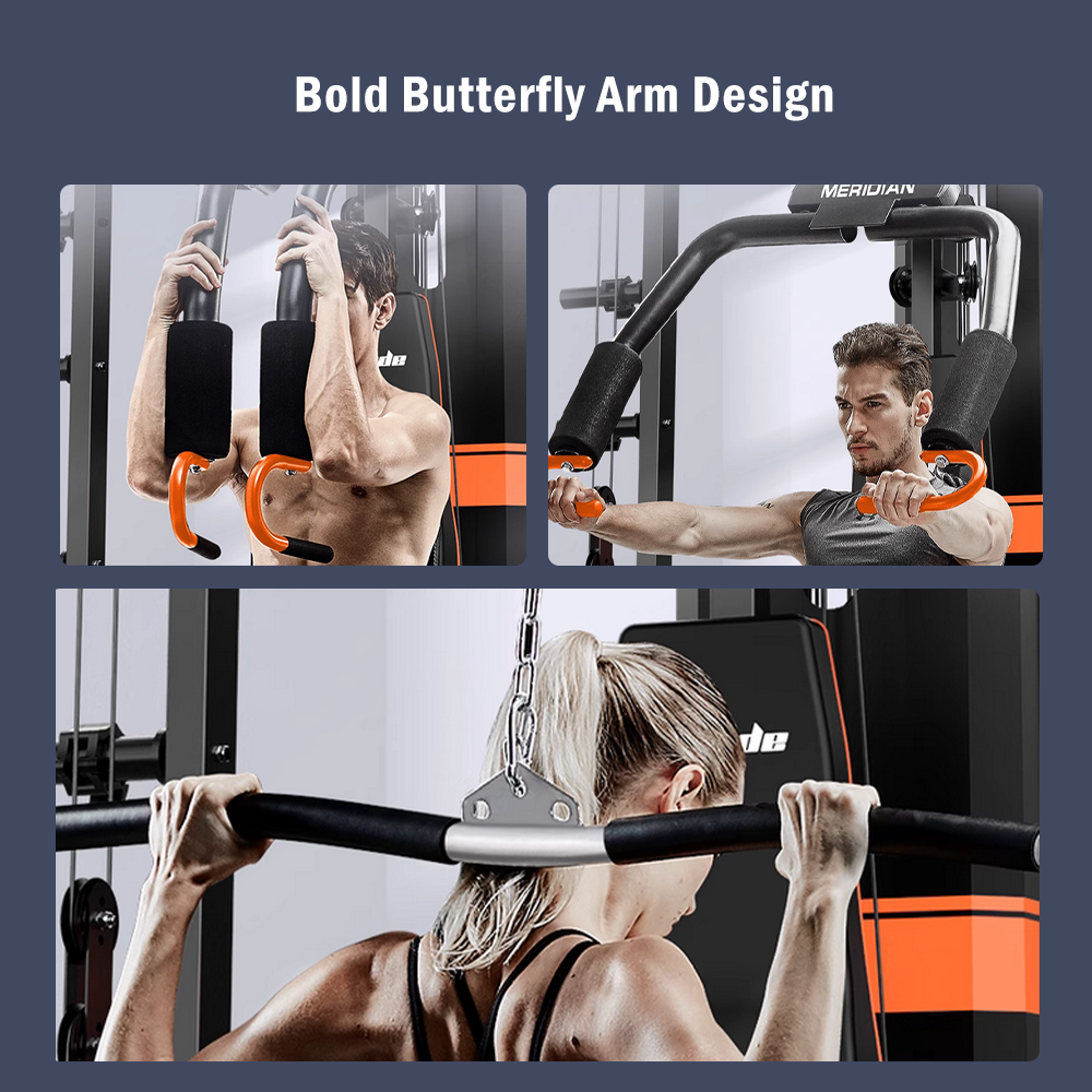 MERIDIAN Q8 Multi Function Power Rack Squat Cage Weight Train Equipment Smith Gantry Crane Machine Home Gym Smith Machine