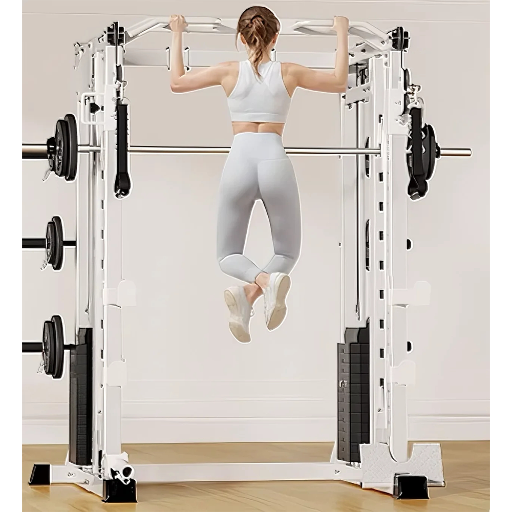 MERIDIAN Smith Multi Functional Machine Multi Function Power Rack Squat Cage Weight Train Equipment Instrument Home Gym Smith Machine