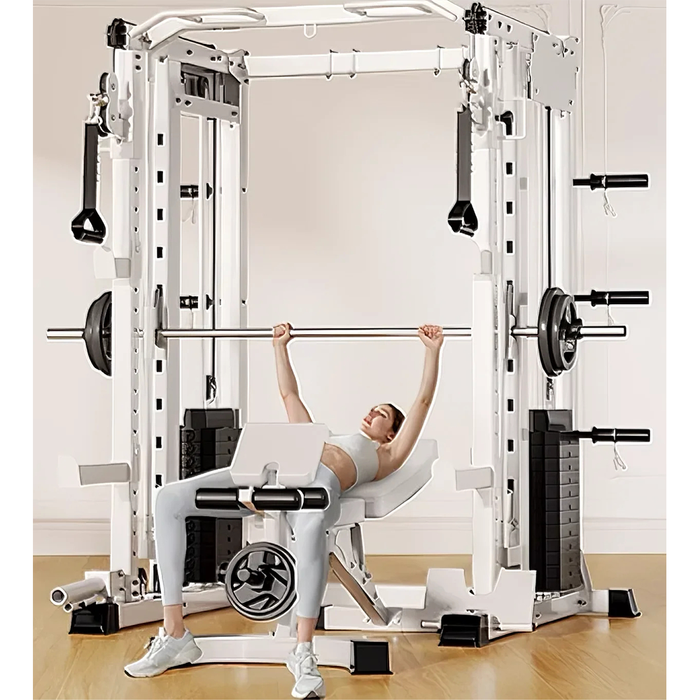 MERIDIAN Smith Multi Functional Machine Multi Function Power Rack Squat Cage Weight Train Equipment Instrument Home Gym Smith Machine