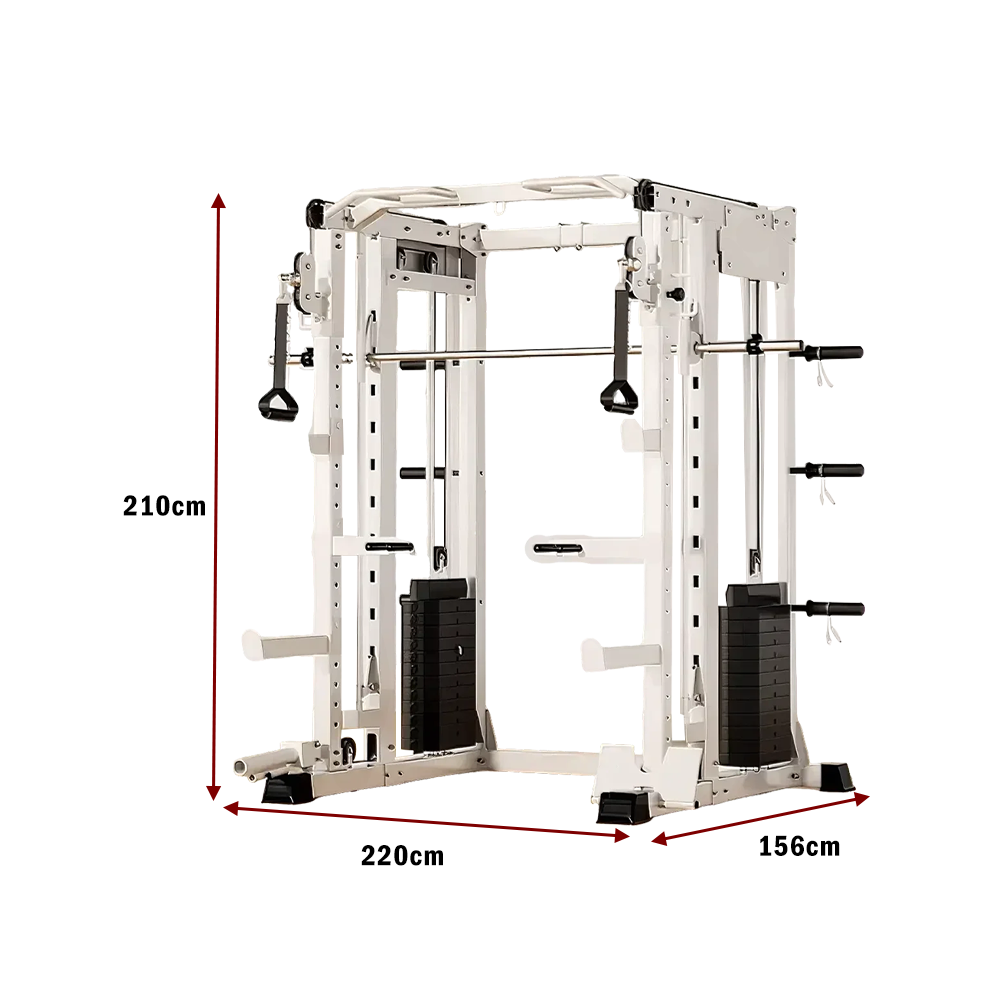 MERIDIAN Smith Multi Functional Machine Multi Function Power Rack Squat Cage Weight Train Equipment Instrument Home Gym Smith Machine