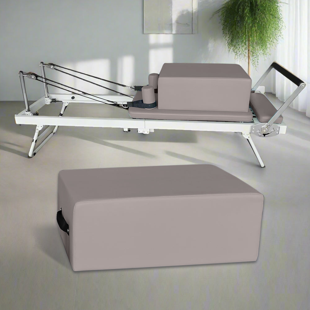 FLEXIO Pilates Reformer Box Pilates Accessory - Beige Home Gym