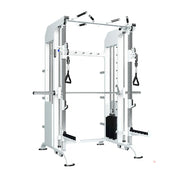 FITPRO Multi-Functional Home Gym Machine - 140kg Pin & Plate Loaded System, Adjustable Fly Handles - White