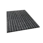 FITPRO Heavy-Duty Anti-Slip Absorbent Floor Mat 90/120/200cm - PP Soft Pile, TPE Odour-Free Backing, Dirt-Trapping Design - Grey