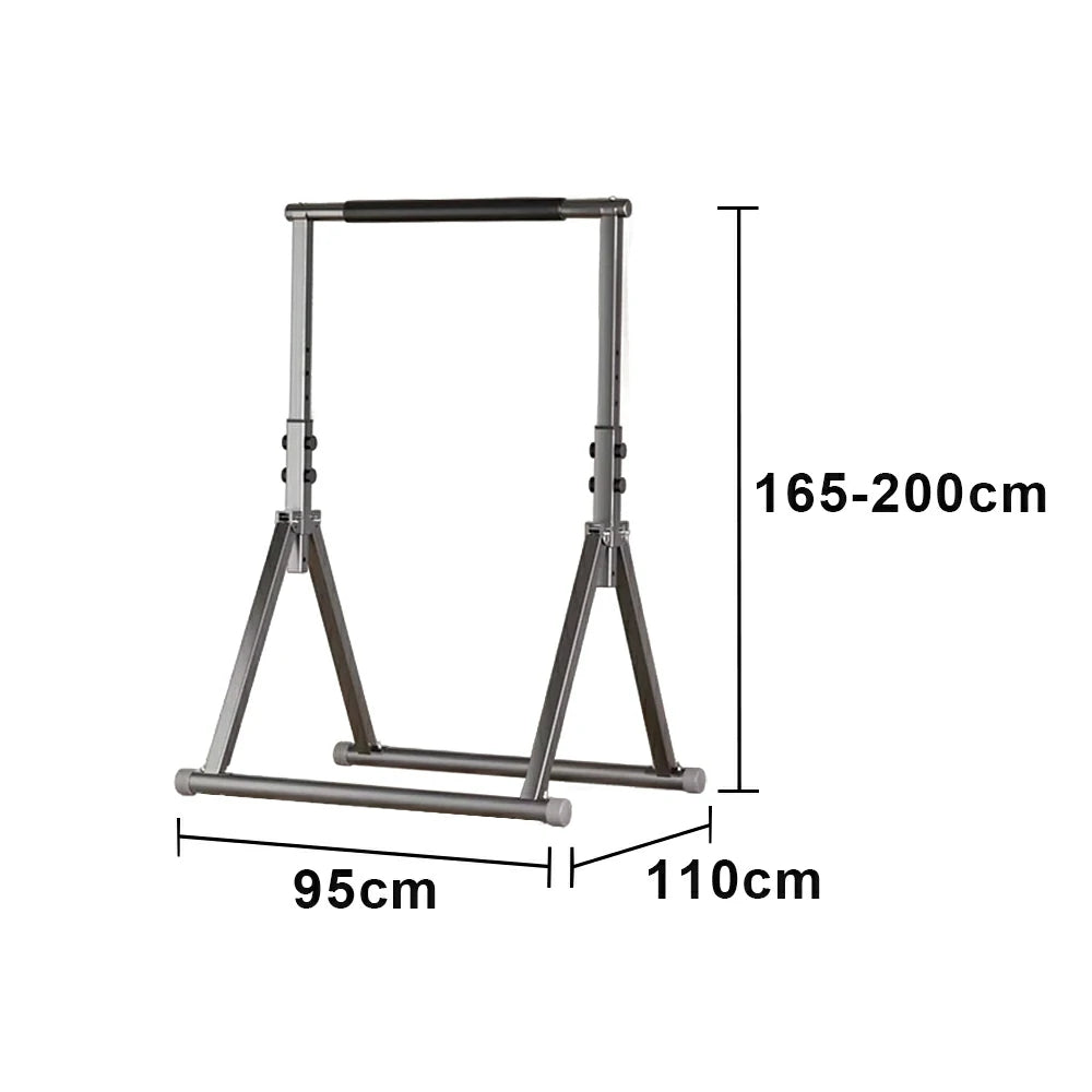 FITPRO Foldable Training Rack Adjustable Height 165-200cm Heavy Duty Steel Frame 1000kg Capacity Home Gym Equipment