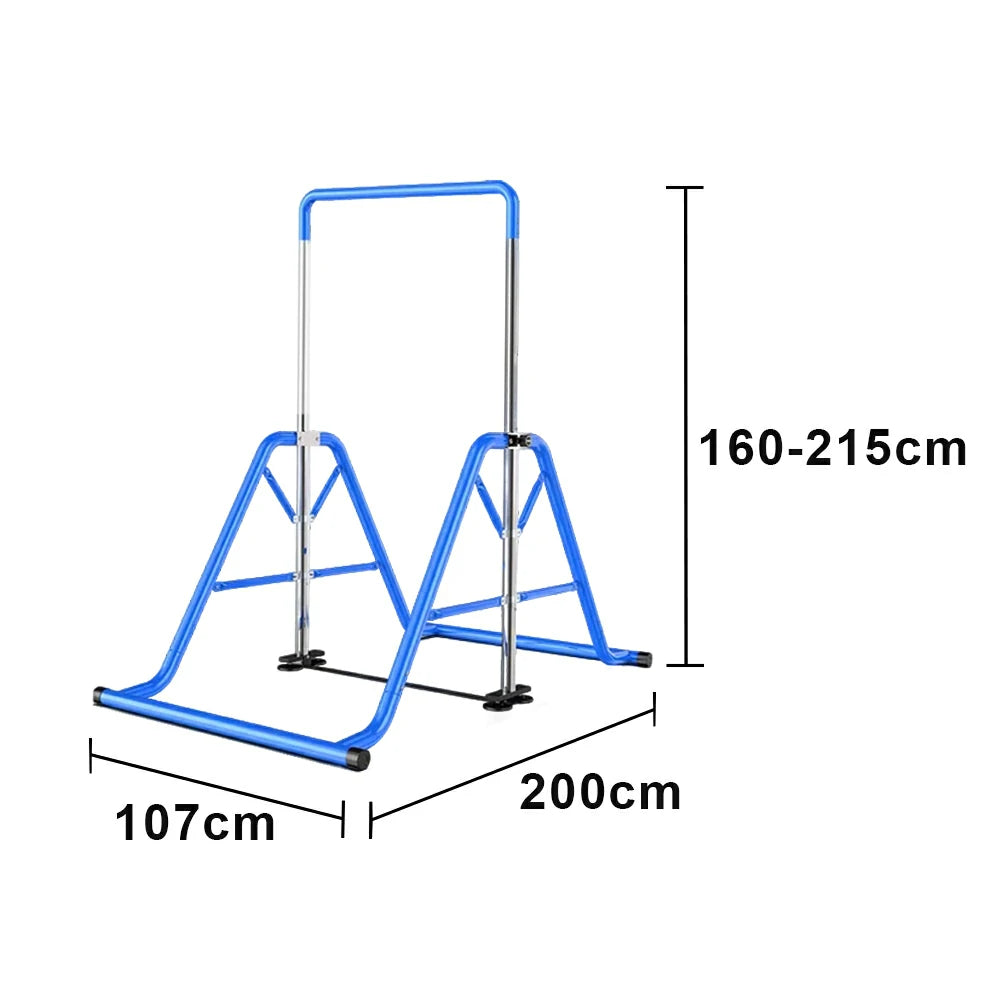 FITPRO Foldable Pull Up Bar Adjustable 160-215cm Heavy Duty Steel 200kg Capacity Space Saving Home Gym
