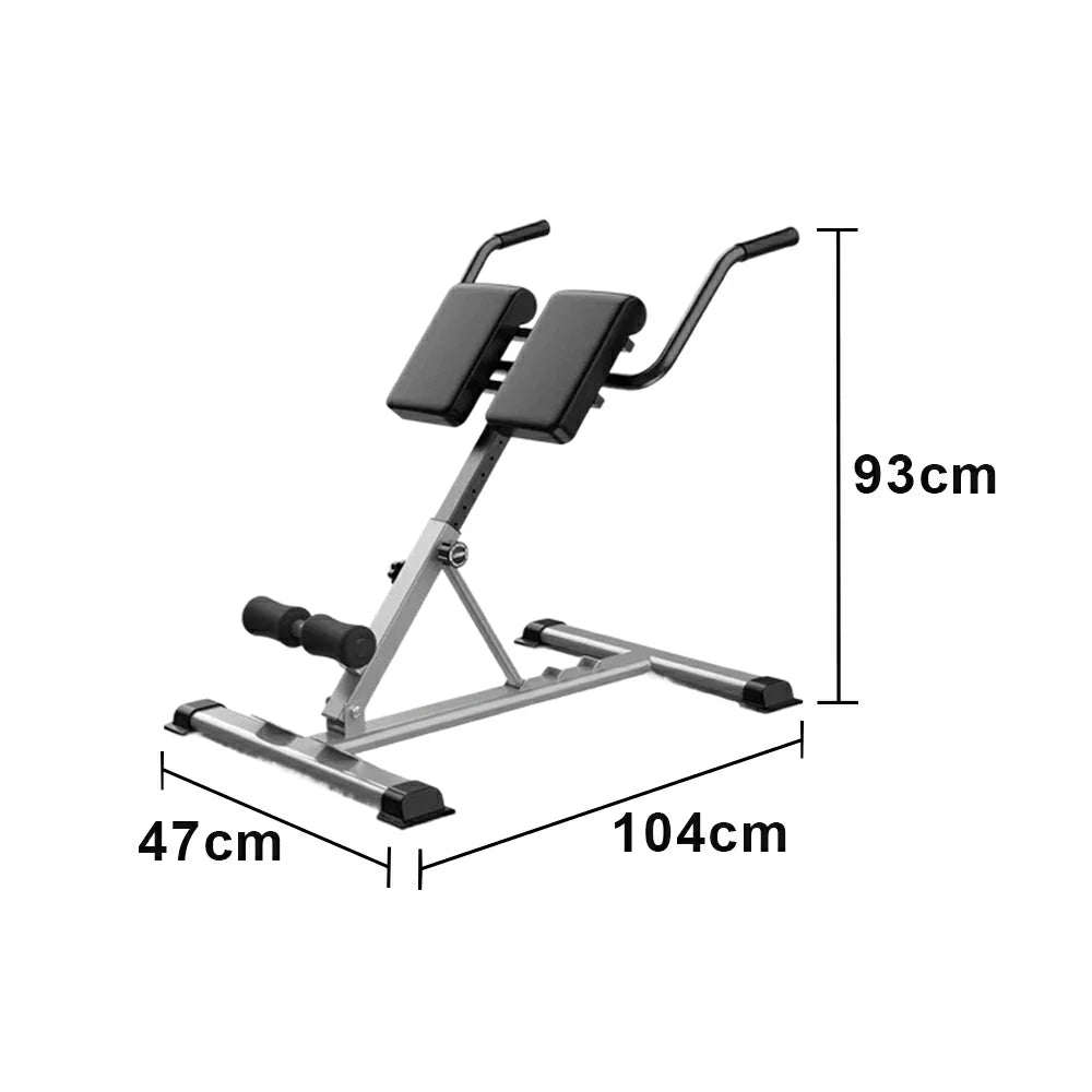 FITPRO Adjustable Sit Up Bench 7-Level Backrest 150kg Capacity PU Cushion Home Gym Core Training - Black