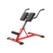 FITPRO Adjustable Sit Up Bench 7-Level Backrest 150kg Capacity PU Cushion Home Gym Core Training - Red