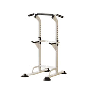 FITPRO Pull Up Bar Station Adjustable 170-210cm Heavy Duty Steel 500kg Capacity Home Gym Strength Training - White