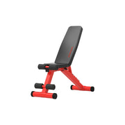 FITPRO Adjustable Dumbbell Bench with 8-Level Backrest and 525kg Capacity for Home Strength Training - Red