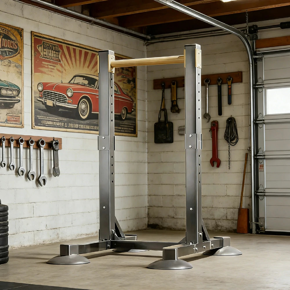 FITPRO Kids Pull Up Bar Adjustable 153-216cm Height Stable Steel Frame Home Fitness Training for Children