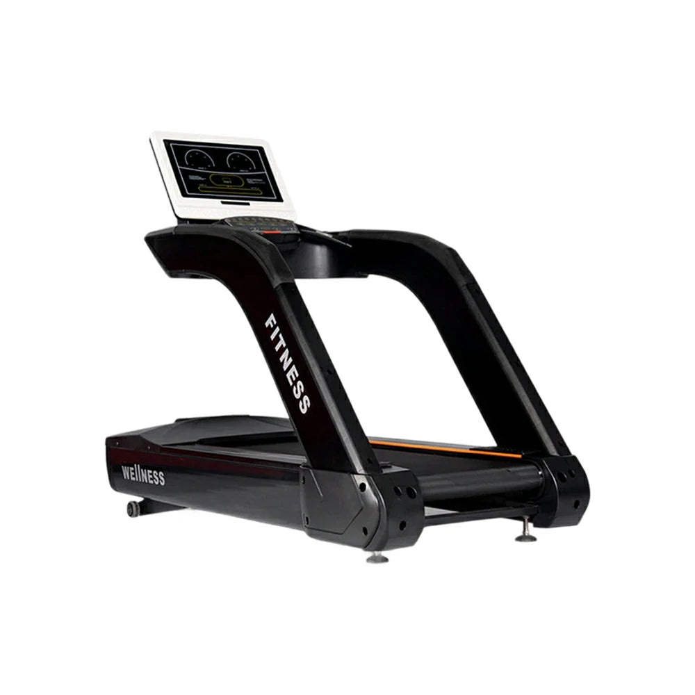 FITPRO High-Performance Treadmill with AC Variable Frequency Motor and Wide Running Belt for Commercial Fitness Training - Black