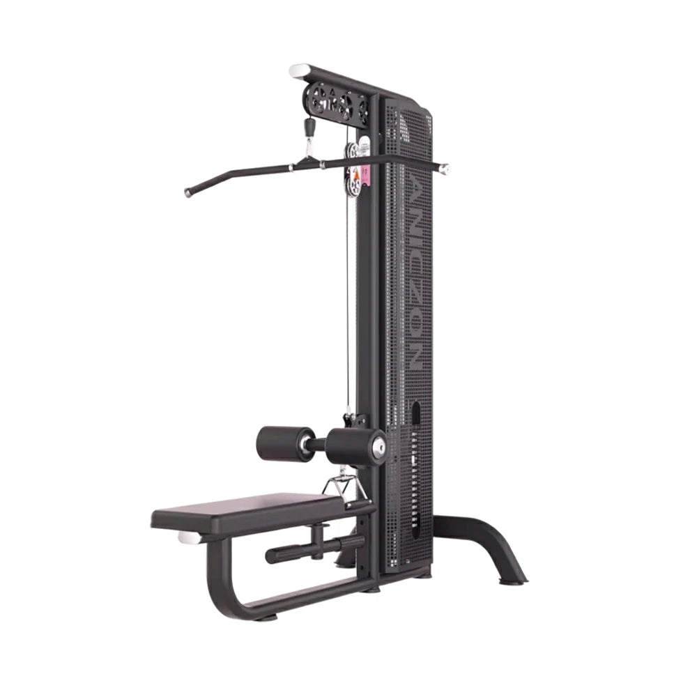 FITPRO Lat Pulldown and Rowing Machine Dual Function Cable Trainer Home Gym Strength Training - Black