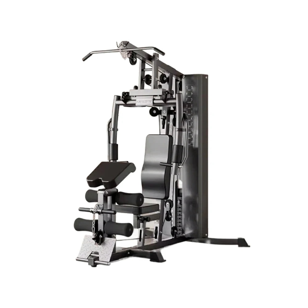 FITPRO Multi Function Home Gym Machine All in One Full Body Strength Training System for Home Garage - Black