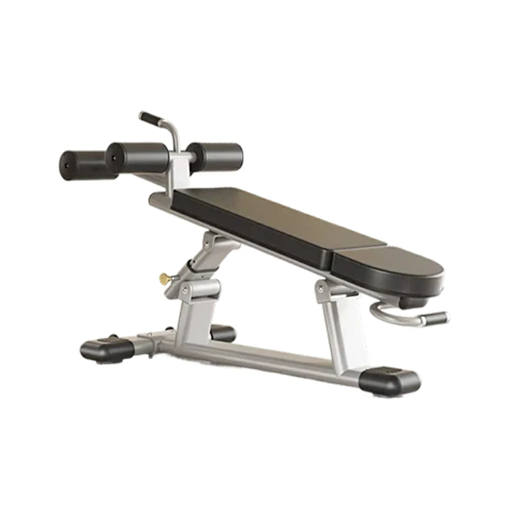 FITPRO Adjustable Weight Bench 7 Level Multi Angle Heavy Duty Smooth Bearing Home Gym Training - Black