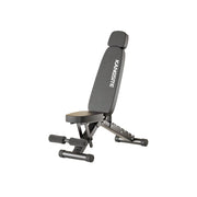 FITPRO Foldable Weight Bench No Assembly 500kg Capacity Adjustable Multi Function Home Gym Training - Black