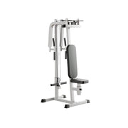 FITPRO Reverse Fly Butterfly Machine Plate Loaded Chest & Shoulder Trainer Adjustable Multi-Grip Home Gym - Silver