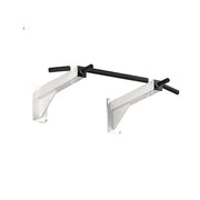 FITPRO Wall Mounted Pull Up Bar Heavy Duty Steel 200kg Capacity Space Saving Upper Body Training Home Gym - White