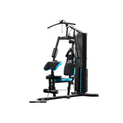 FITPRO Home Gym Multi-Functional Trainer 63KG Adjustable Weight Stack Full Body Workout Bedroom & Home Gym - Blue