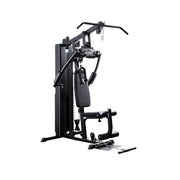 FITPRO Multi-Functional Home Gym Trainer 68KG Adjustable Weight Stack Full Body Strength Workout Small Spaces - Black