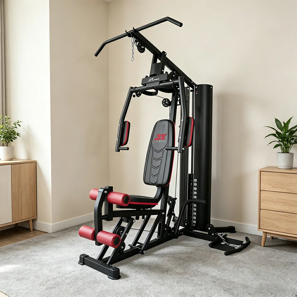FITPRO Multi-Functional Home Gym Trainer 60KG Adjustable Weight Stack Full Body Workout Apartment & Home Gym
