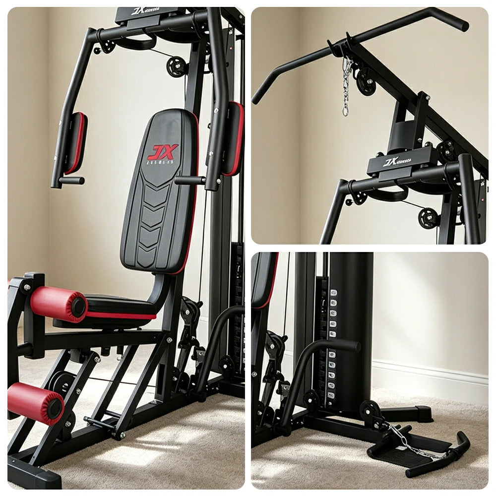 FITPRO Multi-Functional Home Gym Trainer 60KG Adjustable Weight Stack Full Body Workout Apartment & Home Gym