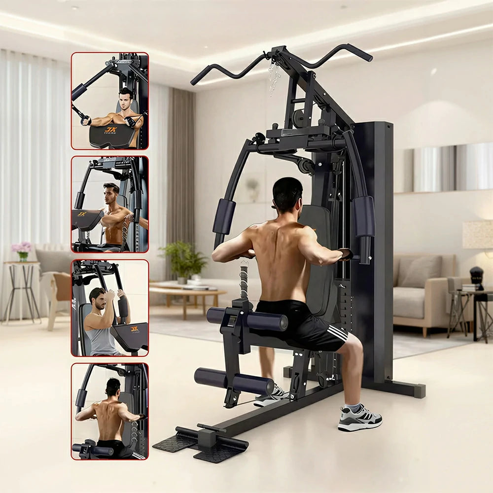 FITPRO All-in-One Home Gym Trainer 69KG Adjustable Weight Stack Full Body Strength Workout Apartment & Home Gym