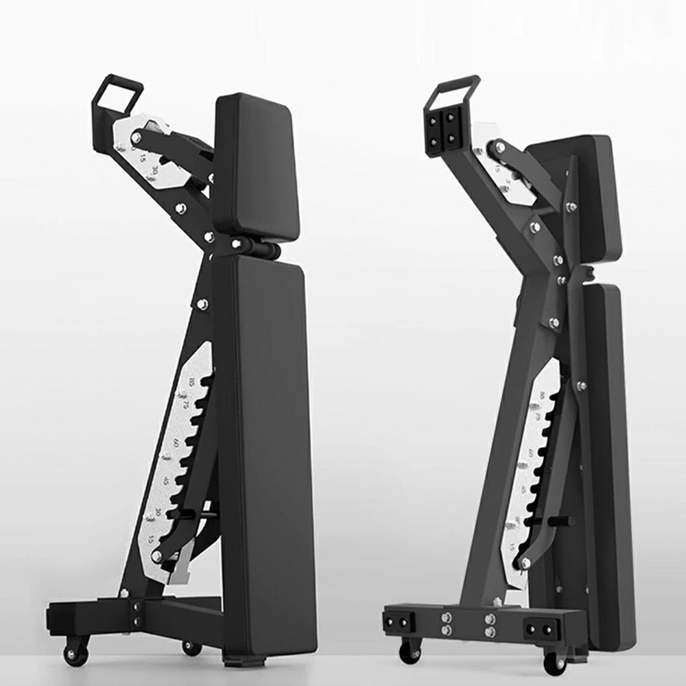 FITPRO Adjustable Dumbbell Workout Bench Foldable Heavy-Duty Steel 5MM Home Gym Bedroom Balcony - Black