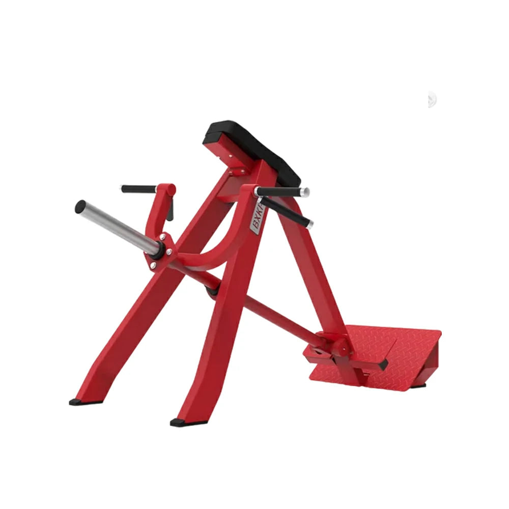 FITPRO T-Bar Row Trainer Heavy-Duty Steel 100x50mm Targeted Back & Core Strength Home Gym Apartment - Red