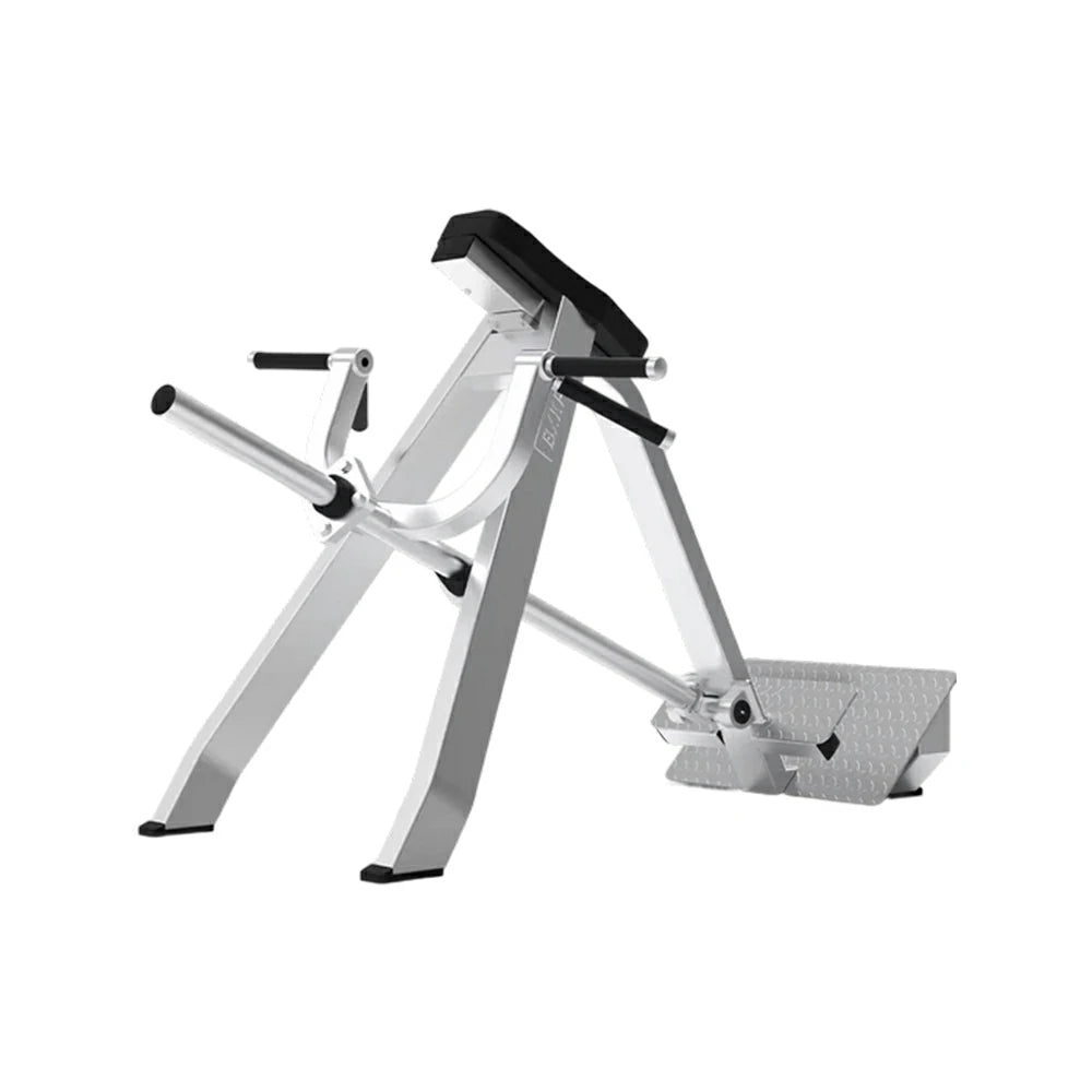 FITPRO Stainless Steel T-Bar Row Trainer Heavy-Duty Steel 100x50mm Targeted Back & Core Strength Home Gym Apartment - Silver